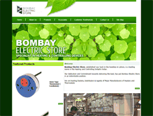 Tablet Screenshot of bombayelectricstore.com